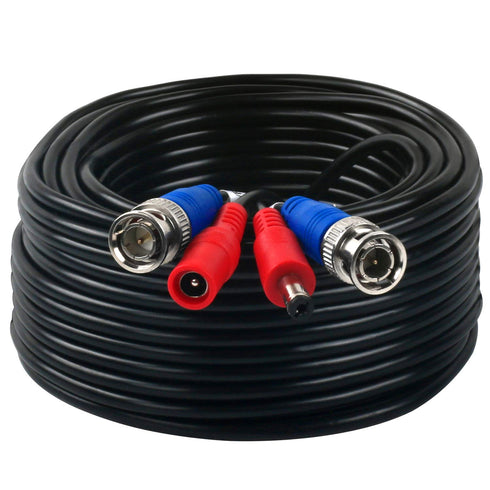 2 Pack 100 Feet BNC Video Power Cable,BNC Extension Wire Video Security Camera Wire with Connectors for CCTV Camera DVR