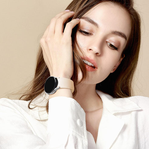 HSWAI 10 Pack No Gap Band for Samsung Galaxy Watch 7 6 5 4 FE 40mm 44mm, Galaxy Watch 5 Pro 45mm for Men Women