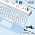 Bluetooth Keyboard, 10-inch Wireless Keyboard with Touchpad for iPad, Ultra-Slim Portable Rechargeable Keyboard for