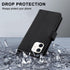 MONASAY Wallet Case for iPhone 11, 6.1-inch - Flip Folio Leather Cover with Glass Screen Protector and RFID Blocking