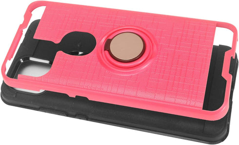 T-Mobile REVVL 5G (6.53") T790W/T790Z Phone Case with Ring Stand, RS2 Hot Pink
