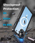 Beeasy for iPhone 14 Waterproof Case - Compatible with MagSafe, IP68 Underwater Military Grade, Shockproof Rugged