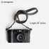 Evergreen Genuine Leather Slim Minimalist Neck Shoulder Camera Strap