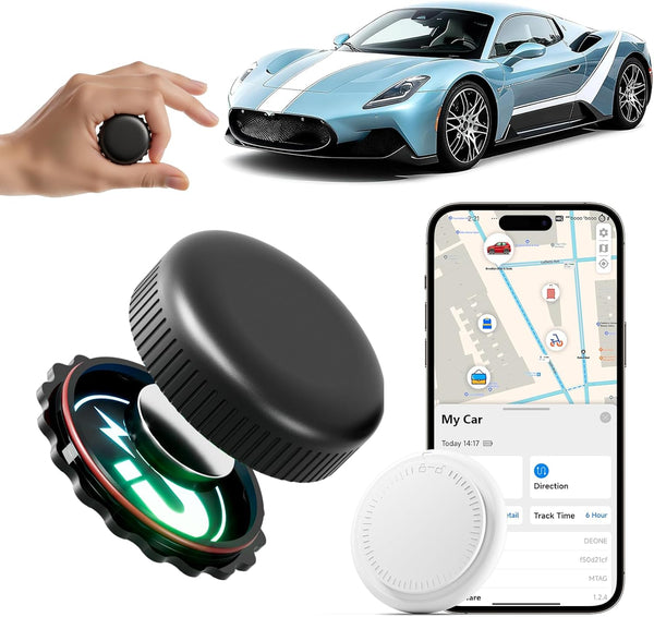 LAOLASEED Mini GPS Tracker for Vehicles No Monthly Fee,GPS Car Tracker,Real Time Car