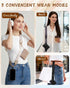 JituiChan color-4PC) Clip and Go Strap for Phone with Wallet Crossbody, Stylish Versatile Adjustable Phone Strap