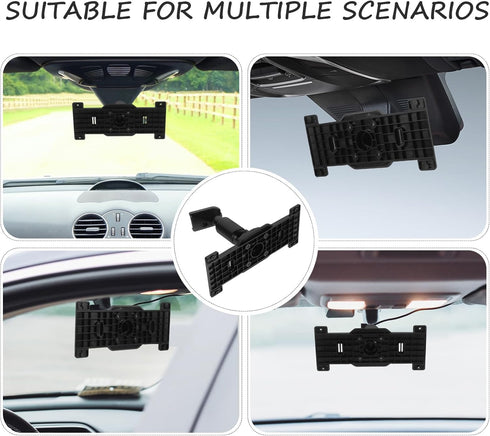 CALLARON Dash Cam Mirror Mount, Rear View Mirror Back Plate Panel Kit for Car Rear View Camera