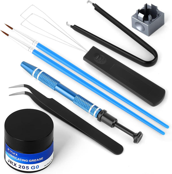 RUNJRX Keyboard Lube Kit - Switch Lube 15g/0.53oz JRX-205 G0 with Switch Opener Tweezers for Custom Keyboard