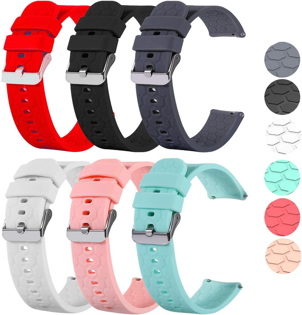 Watch Straps Compatible with TYKOIT Wrist Band, Soft Silicone Adjustable Quick Release Replacement Sport Strap for