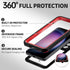 BEASTEK Galaxy S23 Plus Waterproof Case, Shockproof Dustproof IP68 Underwater, Built-in Screen Protector, Red