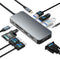 Aibilangose Docking Station Dual Monitor, USB C to Dual HDMI Adapter, Computer Docking