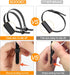 100 Pack 6+8+10+12 Inch SOOOEC Reusable Zip Ties Assorted Sizes UV Resistant, Black Zip Ties Heavy Duty Outdoor