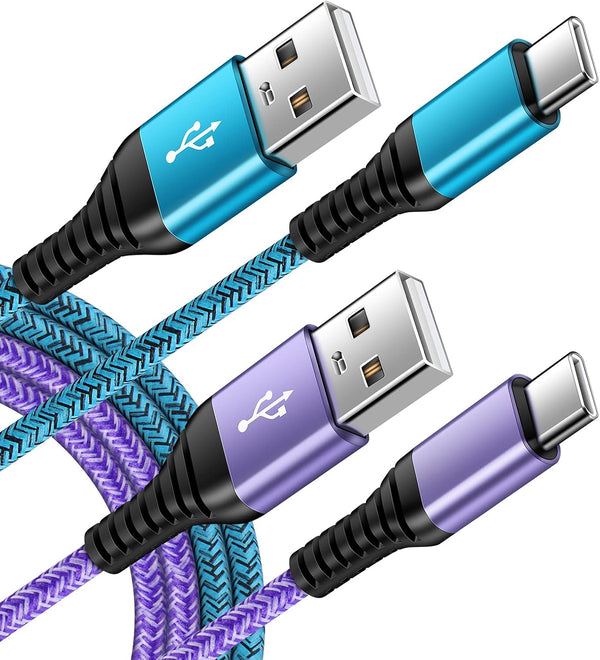 Type USB C Long Samsung S24 S23 Charger Cable 10ft 2Pack for Samsung Galaxy A15 5G A25 A14 A54 S22, iPhone 15 Pro Max