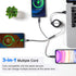 [2023 Upgraded 3 Pack USB Type C Retractable Cable - Fast Charging 3.3FT, for Galaxy S22, S21, S20