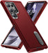 BaHaHoues Samsung Galaxy S24 Ultra Case, Shockproof Military Grade Cover with Kickstand, Red/Black 5G Protection.