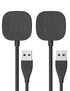 2Pack Replacement Charger for Fitbit Versa 4 & Sense 2, 3.3Ft Fast Charging Cable Dock