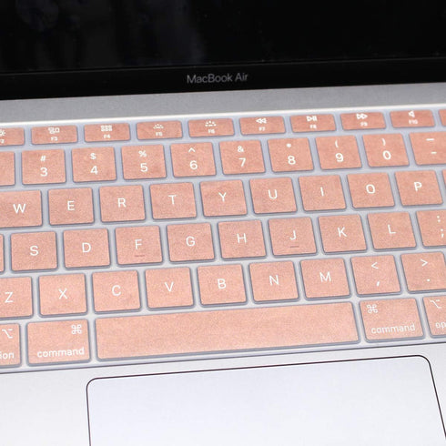 Se7enline Compatible with MacBook Air 2018-2024 Keyboard Cover, 13 inch Soft Protector for MacBook Air