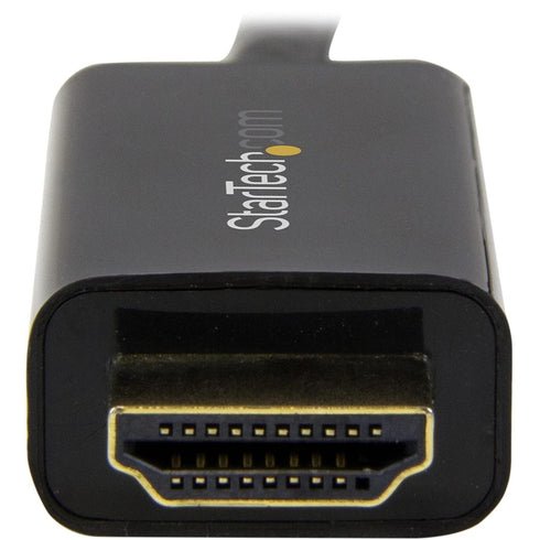 5 (15 4K 30Hz StarTech.com Mini DisplayPort to HDMI Adapter Cable - mDP to HDMI Adapter with Built-in Cable - Black - m