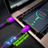 Elebase USB Type C Charger Cable 3-Pack (1.5/3.3/6.6FT) for iPhone 15 Pro Max, iPad Air, Kindle Fire, Samsung Galaxy.