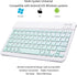 Ultra-Slim Portable Mini Bluetooth Keyboard, Rechargeable Wireless Keyboard for Apple iPad, iPhone, Samsung Tablet,