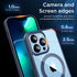 iPhone 13 Pro Max Case, MagSafe, Navy Blue, 2024 New, Strong Magnet, Non-Yellowing, Military Drop Protection, Magnetic