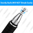 12 Pieces Stylus Pen Tips Replacement, Precision Round Shape Replaceable Stylus Universal Disc Tips for Touch Screen