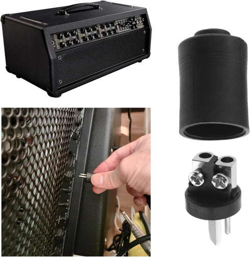 eMagTech 10PCS 2 Pin DIN Male Speaker Plug Loudspeaker Cable Plug for Loudspeakers, Amplifiers, Subwoofer, PC, DVD