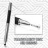 12 Pcs Replacement Universal Stylus Tips, Round Shape Disc Tips for Stylus Pen Nibs for Touch Screen Devices