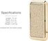 HANDL New York Champagne Glitter HANDLstick Silver Glitter Grip and Stand for Smartphone