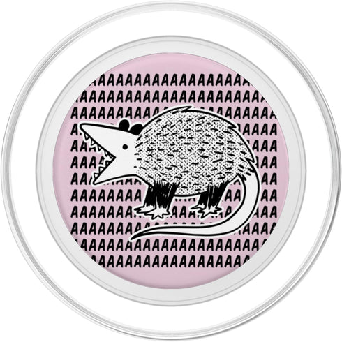 Screaming Possum Funny Weird Opossum Animal Graphic PopSockets MagSafe PopGrip for iPhone