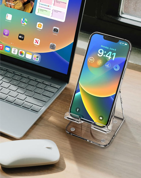 TOPGO Cell Phone Stand Holder for Desk, 2 Pack
