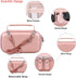 4K Digital Camera Carrying Case for Femivo, VETEK, IWEUKJLO, Travel Compact Storage Cover Bag, Rose Gold