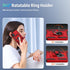 iPhone 12 Mini Case (Red) with Military Grade Drop Protection, Slide Lens Cover, HD Screen Protector & Kickstand.