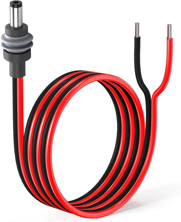 Groovely 14AWG Starlink Mini Power Extension Cable, IP65 Waterproof DC 5.5mm x 2.1mm