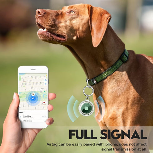 4 Pack Airtag Holder, Waterproof Apple Air Tag Case with Keychain, Shockproof & Dustproof Holders for Tracking