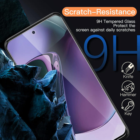 JETech Screen Protector for Motorola Moto G Stylus 2023 4G/5G, 9H Tempered Glass Film, HD Clear, 3-Pack