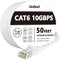 Jadaol Cat 6 Ethernet Cable 50 ft, 10Gbps Support Cat8 Cat7 Network,
