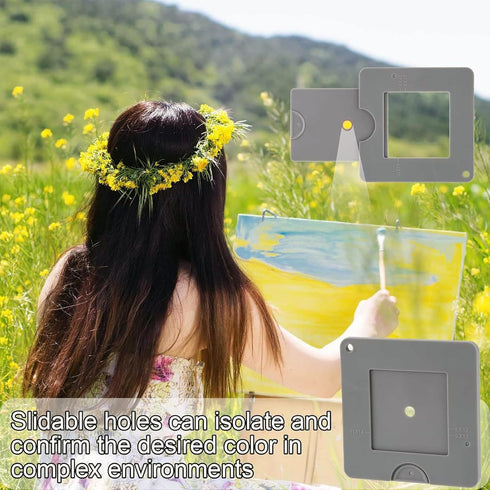 HZ Yihai Autumn 2 Pcs Portable Adjustable View Finder, Color Isolation Viewfinder for Photography,View Finder