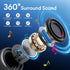 SMILEBOP IP67 5.4, Shower Speaker Bluetooth Waterproof, Waterproof Portable Wireless Speaker with Metal Body, Bluetooth