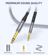 1/8 1/4 3.5mm 1/4 Amplifiers-10 Tisino to Stereo Cable, to Adapter Aux Cord Stereo Audio Cable for Guitar, Keyboard