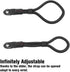 Soft Cotton Core Anti-Scratch Wrist Strap for DSLR Cameras - Comfortable & Stylish (Black)