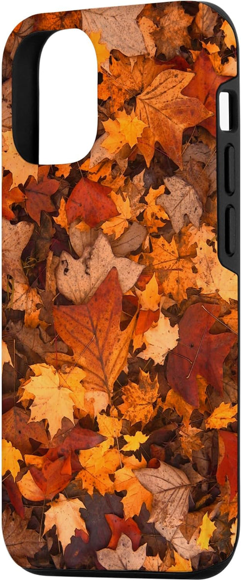 Autumn Season Happy Fall Leaves Thanksgiving Cell Phone Case for iPhone 12/12 Pro