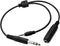 GINTOOYUN 6.35mm TRS Male to 1/4 TRS Female Stereo Headphone Y Splitter Extension Cable