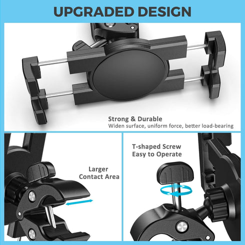 KDD Spin Bike Tablet Holder Mount, Phone iPad Holder Stand for Stationary Bicycle, Treadmill