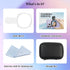 Esdallina Phone Rear Camera Selfie Mirror - See How You Look in the Back Camera - for High Definition Photos (White)