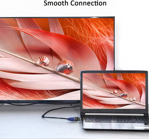 HDMI to VGA Adapter Converter, 1080P Male to Female Cord for Computer, Laptop, Monitor, Projector
