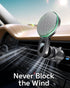 Qifutan 15W Magsafe Car Mount Charger, No Blocking of Air Vent, Wireless Car Charger, Magnetic Phone Holder for Car,