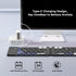 XVX WK60 Mini Folding Keyboard, Portable Bluetooth Pocket-Sized Wireless Travel Keyboard for iPad, iPhone, Tablet,
