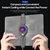 Tablet Cooler Semiconductor Fan - Fast Cooling Pad Radiator Heatsink with LED Display for 5-8.4 inches iOS/Android Pad,