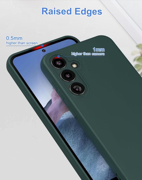 Thin Phone Case for Samsung Galaxy S23 FE (6.4-inch) with Camera Protection, Soft Interior Slim Flexible TPU Back Cover