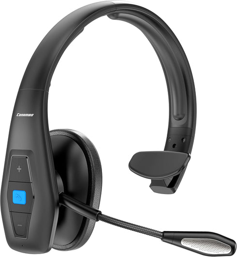 Conambo Noise Cancelling Bluetooth Headset V5.1, 35Hrs HD Talktime, Dual Mic Hands-Free for Cell Phones